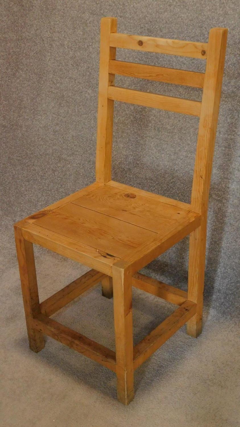 A set of four kitchen chairs by Trunk handmade furniture. H.95cm - Image 2 of 4