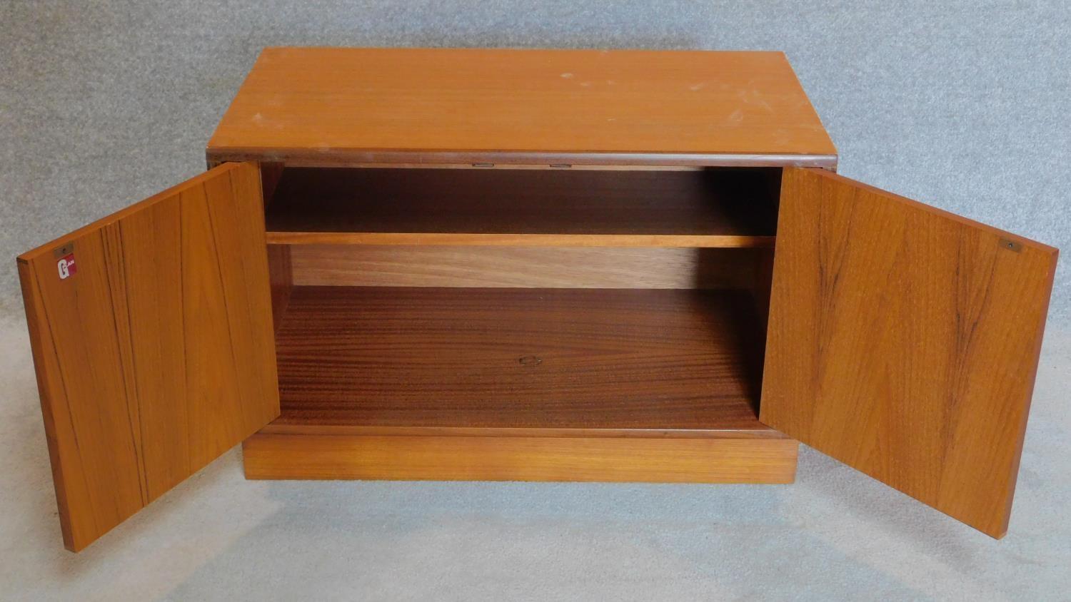 A teak two door G-Plan cabinet. 53x81x46 - Image 2 of 4