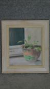 A Framed oil on canvas, still life, signed. 49.5x44.5cm