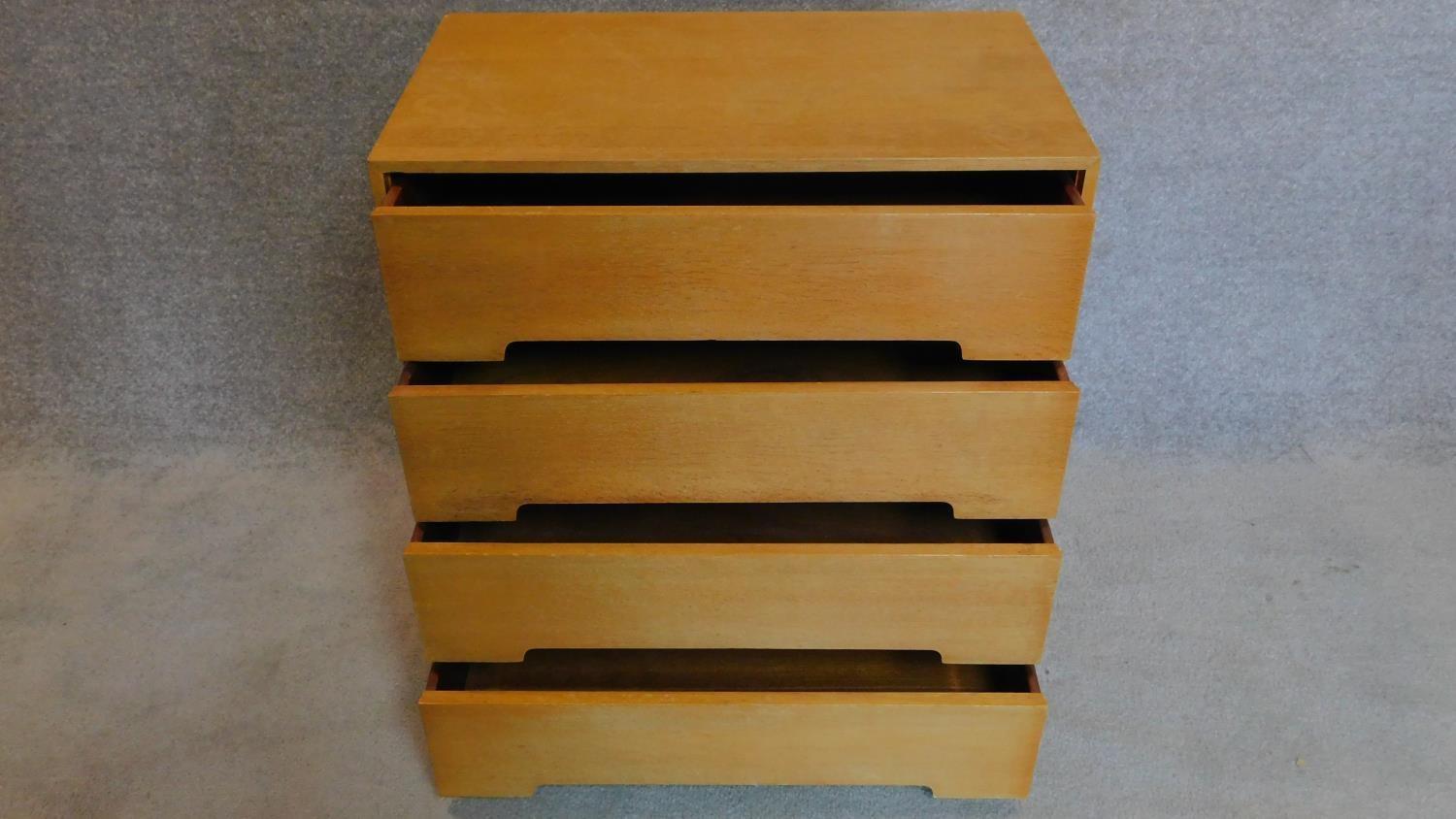 A small oak 4 drawer chest by Stag furniture. 77x76x46cm - Image 2 of 4