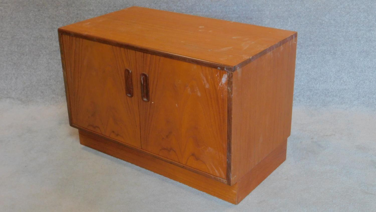 A teak two door G-Plan cabinet. 53x81x46 - Image 3 of 4