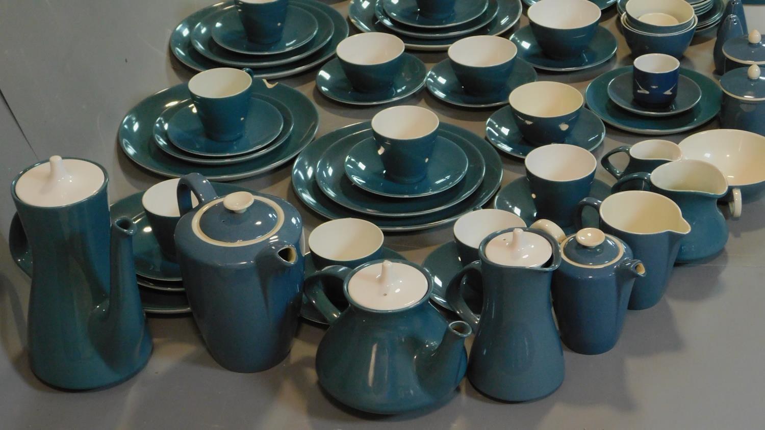 An extensive Poole pottery dinner and tea service. (some chips) - Image 4 of 11