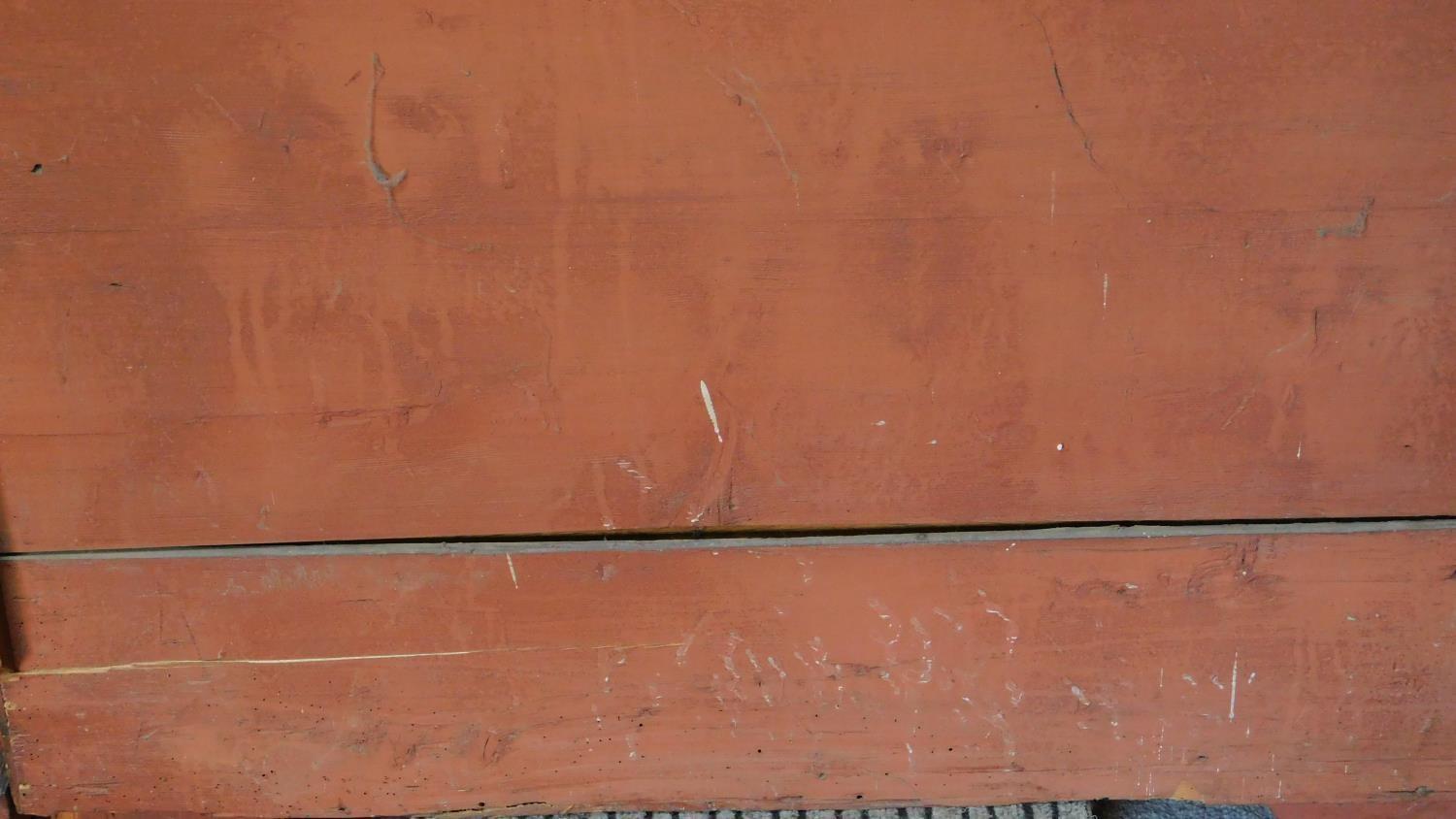 A Georgian mahogany bureau bookcase, the astragal glazed upper section above fall front revealing - Image 14 of 14