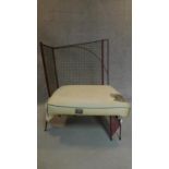 An unusual designer lounger. H.91cm