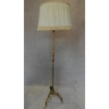 A floor standing French style standard lamp. H.167cm