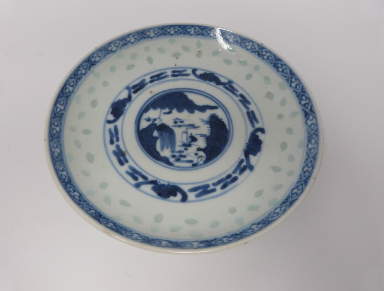 A trio of rice bowls, Qing dynasty, late 19th century, Kangxi style, Two late 19th century chinese - Image 12 of 18