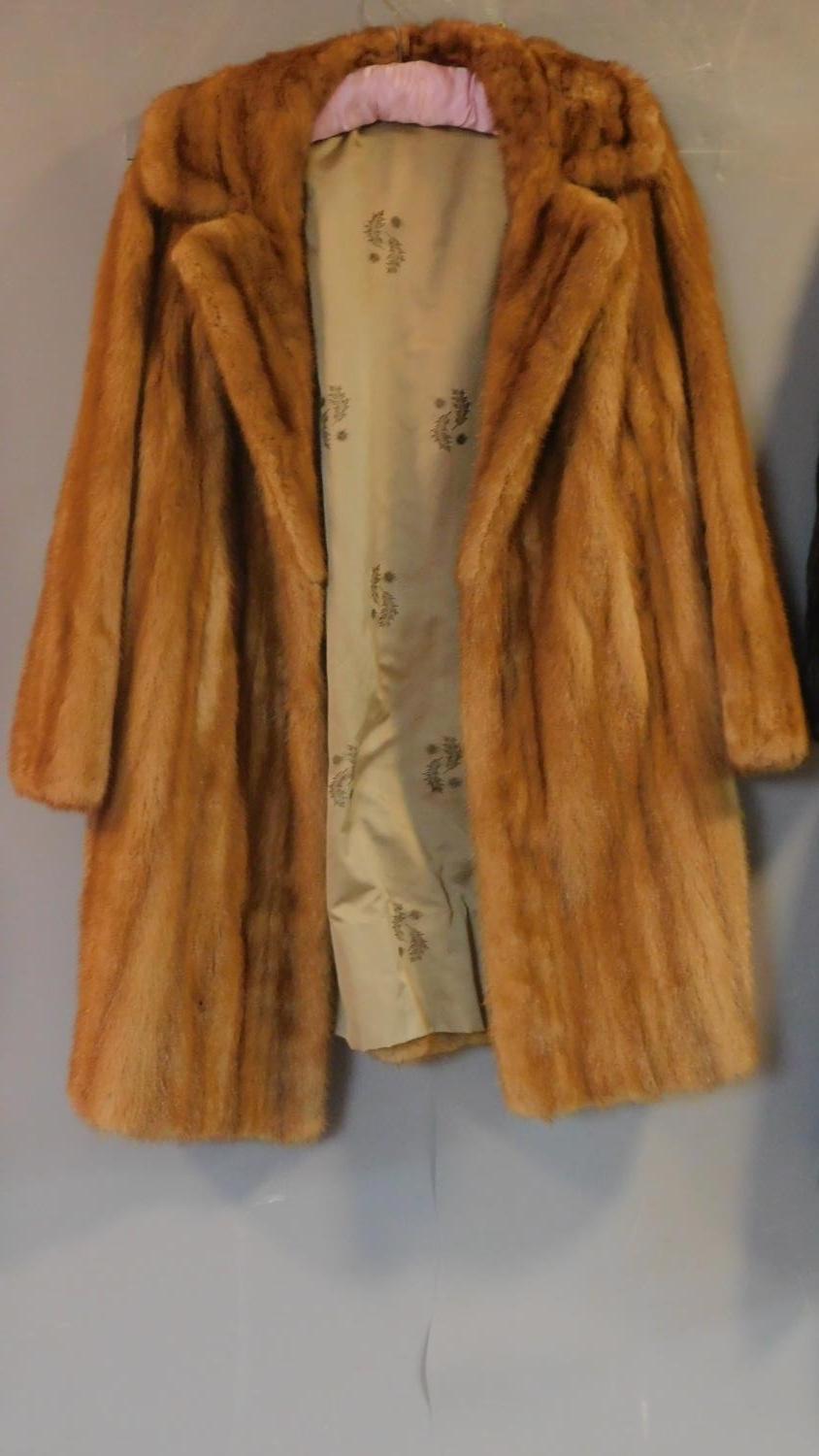 Two medium sized mink fur coats. (in good original condition) - Image 2 of 11