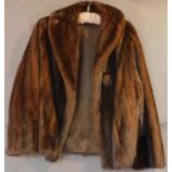 A medium size bespoke tailored mink fur coat. (good original condition)