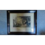 WITHDRAWN - A large late 19th century glazed and framed print, Ein Maitag, after Fritz Kaulbach, by