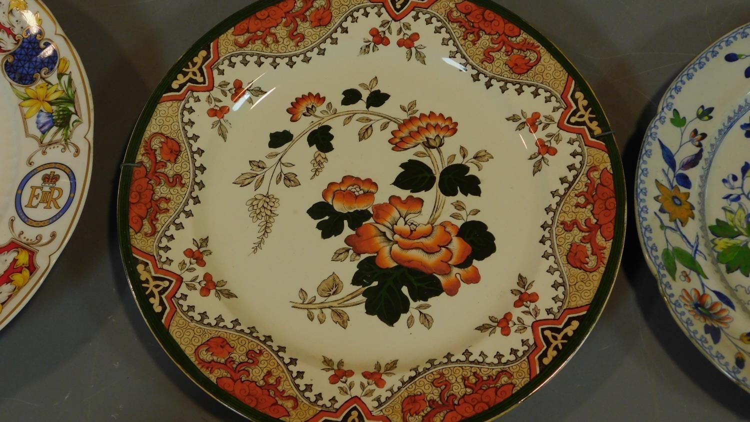 A 19th century Staffordshire ironstone tureen and cover (associated ladle) and various other - Image 2 of 18