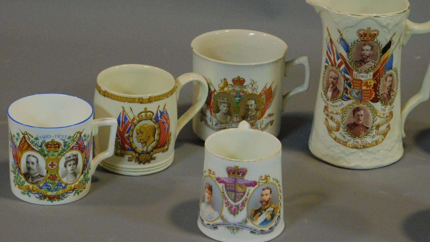 A collection of Royal commemorative mugs of Mary and George - Image 2 of 6