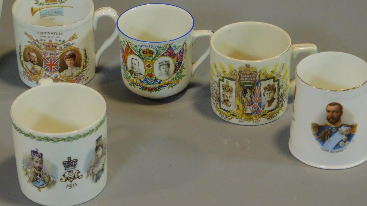 A collection of Royal commemorative mugs of Mary and George - Image 3 of 6