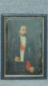 A 19th century oil on canvas, portrait of a gentleman, signed Britsch. 46x32cm