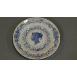 A commemorative Royal Worcester plate for the Jubilee of Queen Victoria 27x27cm