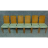 A set of six Miss Trip dining chairs by Philippe Starck for Kartell. H.86cm