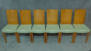 A set of six Miss Trip dining chairs by Philippe Starck for Kartell. H.86cm