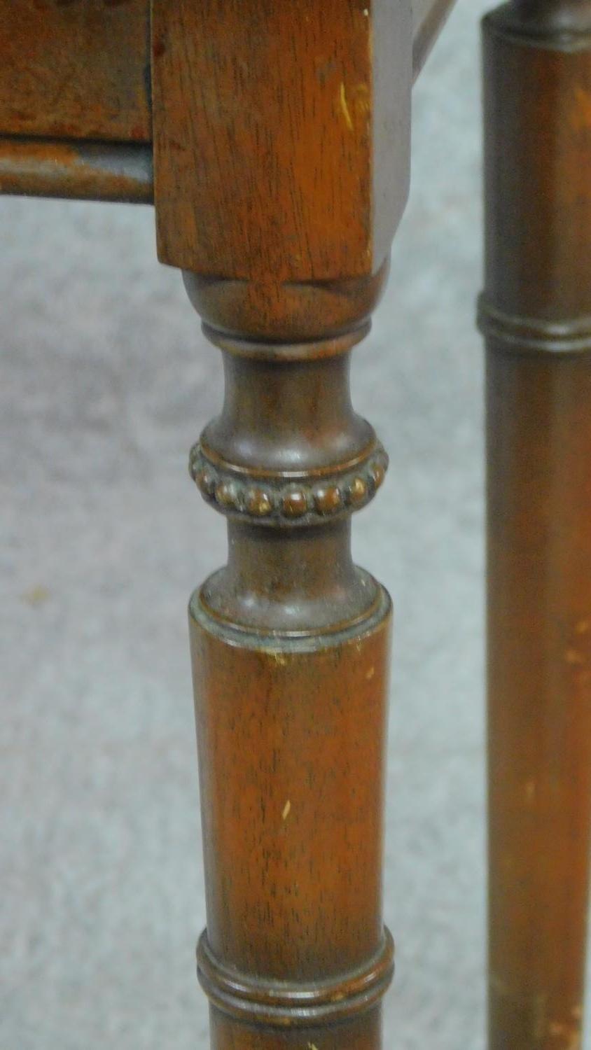A pair of mahogany side tables and a Georgian style tripod table. H.56cm (tallest) - Image 6 of 8