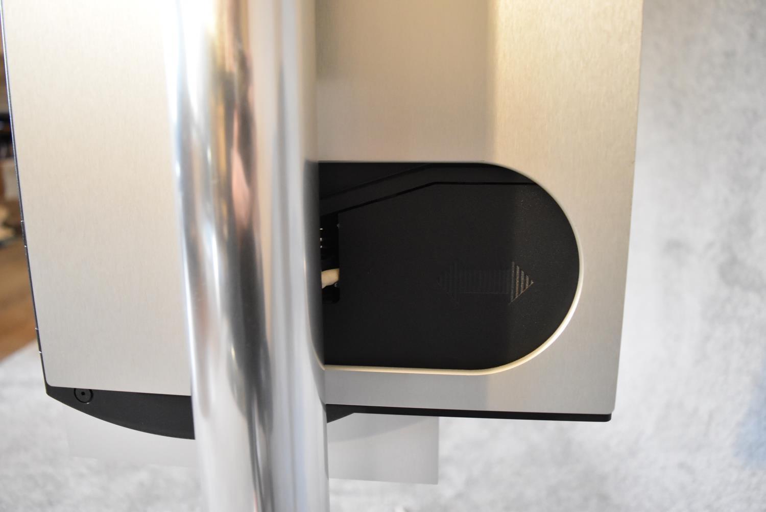 A Bang and Olufsen BeoSound 9000 vertical 6-CD player with floor stand. H 133 x 36cm - Image 6 of 6