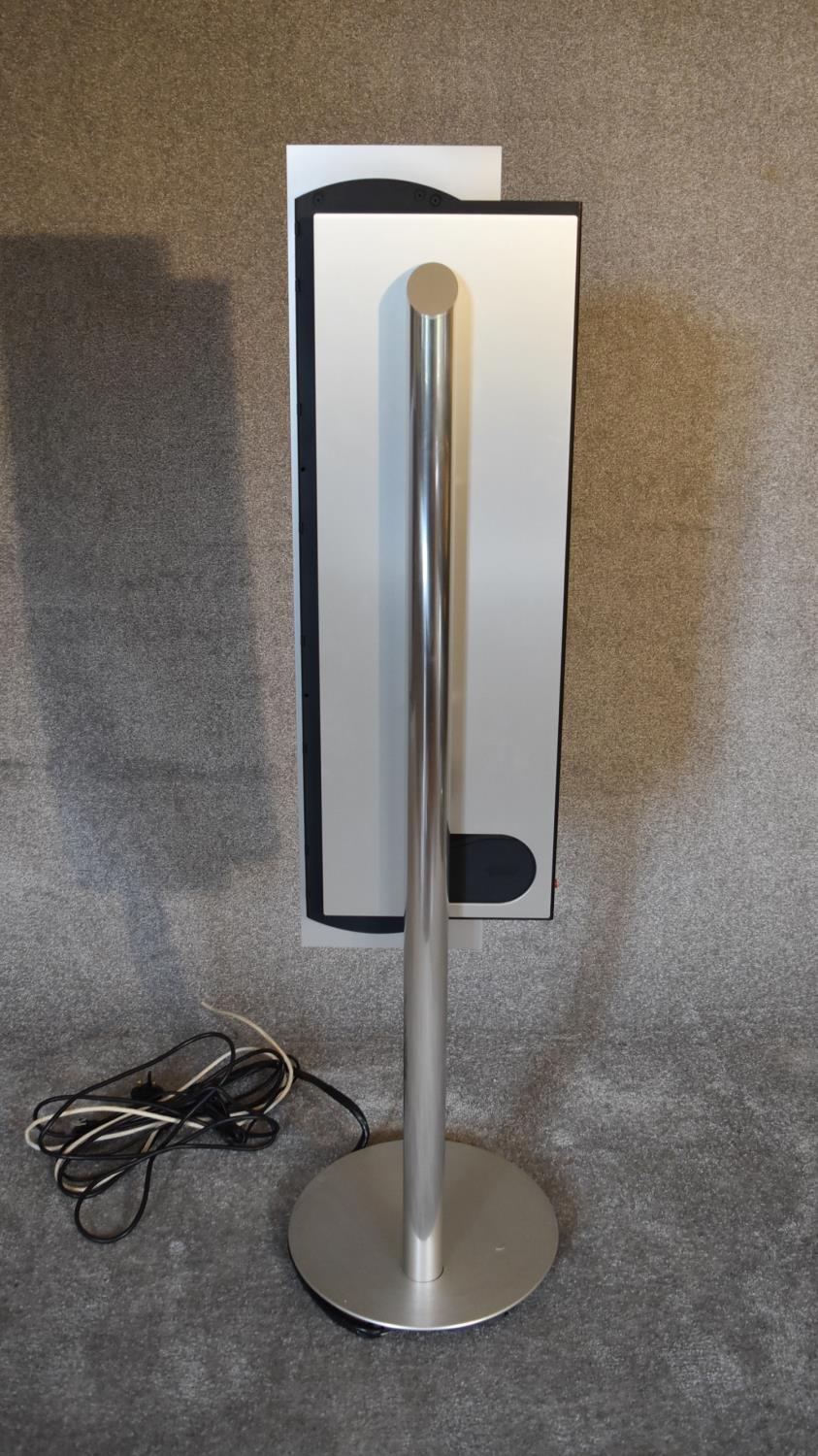 A Bang and Olufsen BeoSound 9000 vertical 6-CD player with floor stand. H 133 x 36cm - Image 3 of 6