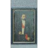 A 19th century oil on canvas, portrait of a gentleman, signed Britsch. 46x32cm