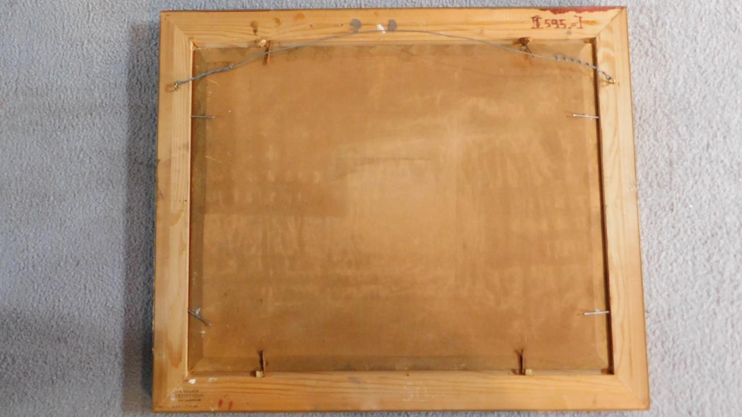 Johannes B. Meerman (1912-1997), a framed oil on panel, still life, signed. 59x49.5cm - Image 5 of 5