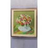 Pauline Zwaal (1906-1993), framed oil on canvas, monogrammed. 56x50cm