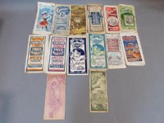 A collection of vintage colour theatre programmes, including The Empire Newcastle upon Tyne, The