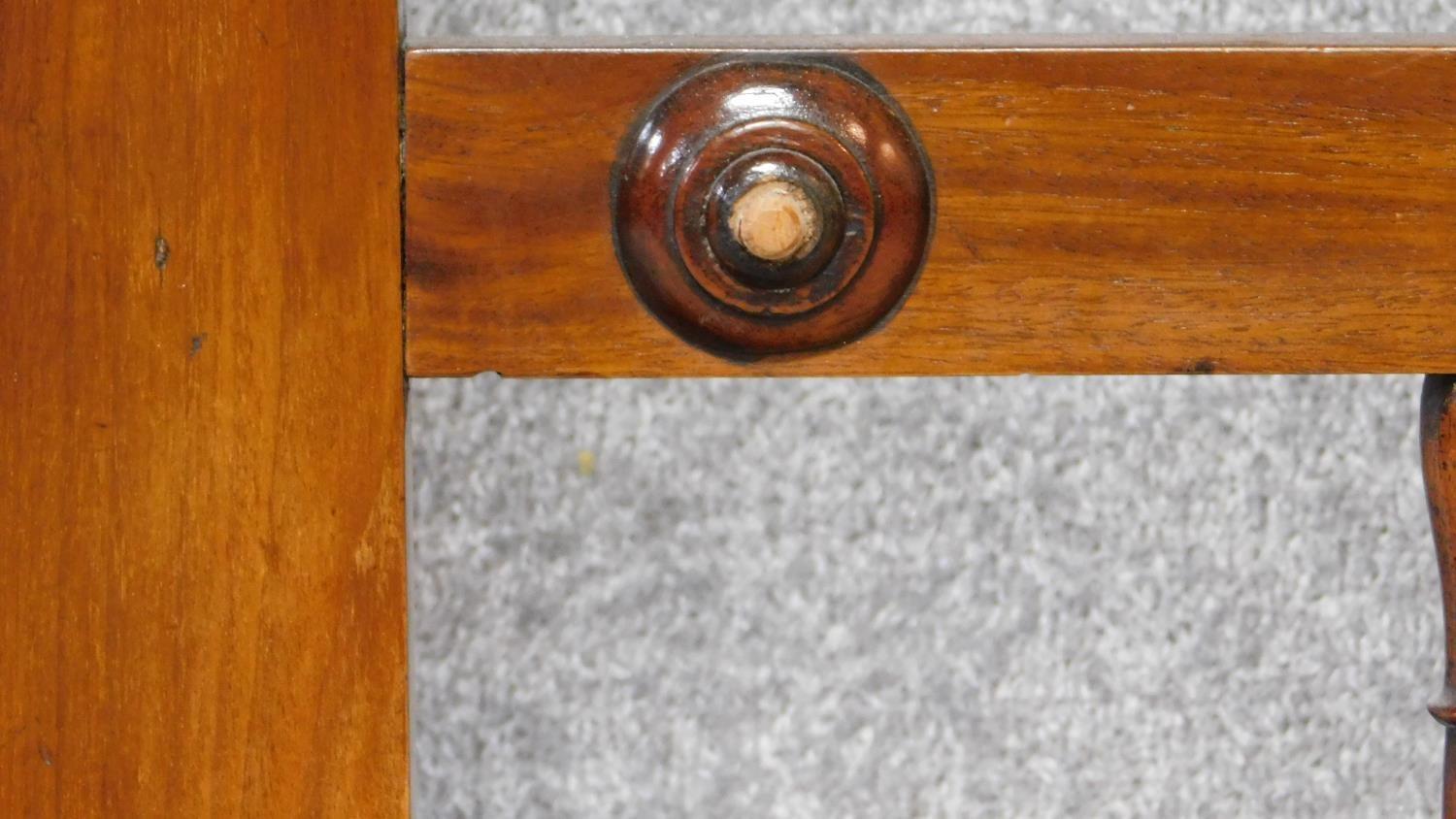 A Victorian mahogany coat and umbrella hallstand fitted with lift out drip tray. H.189 W.80cm - Image 5 of 7