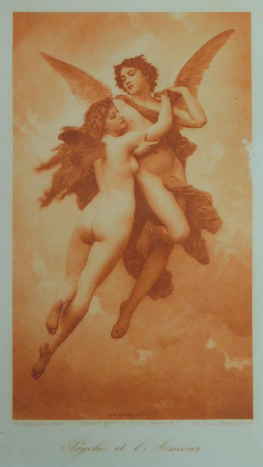 Two framed and glazed nineteenth century Hautcoeur prints depicting angels, titled 'Marauder' and - Image 2 of 6