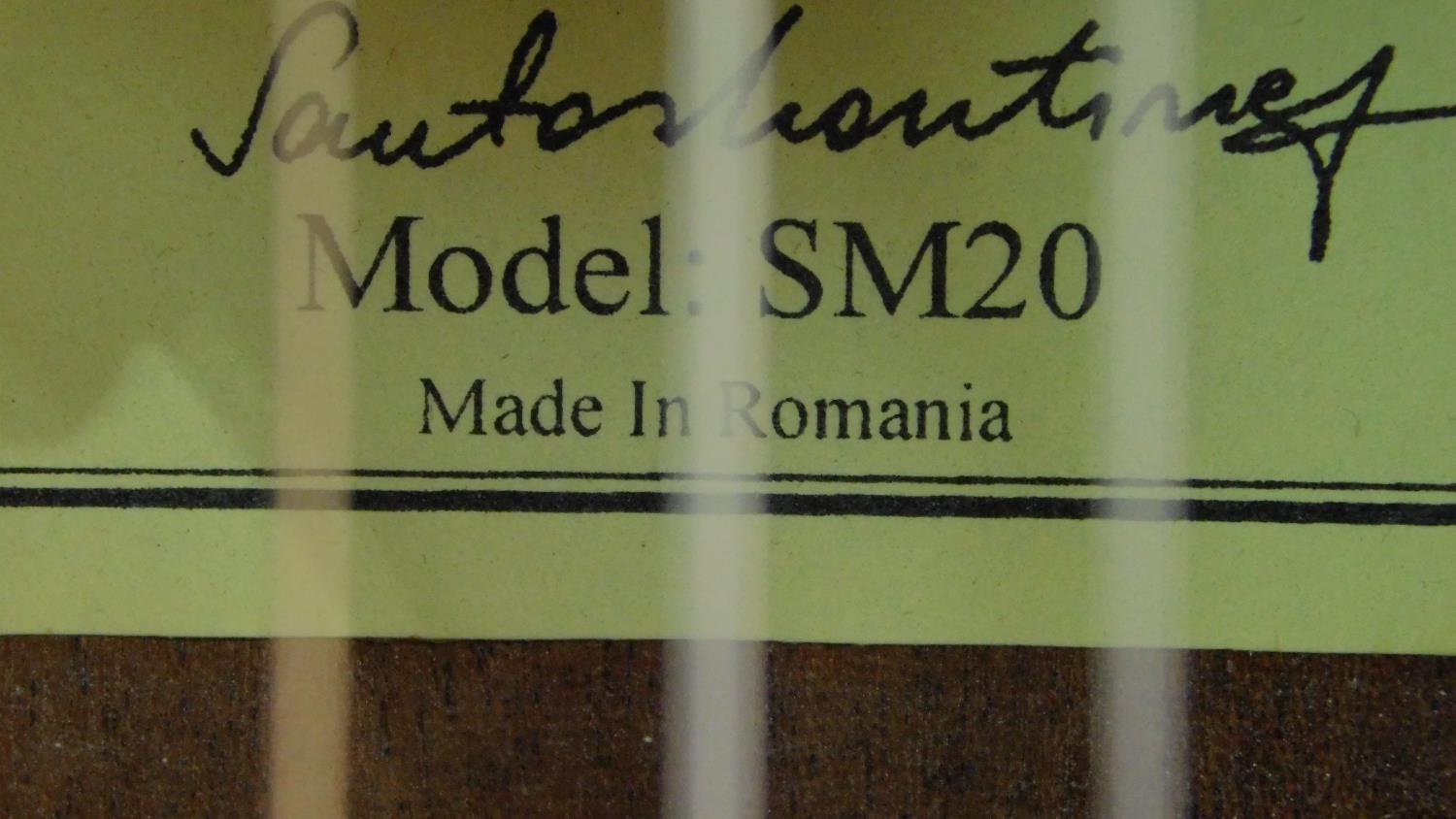 A vintage acoustic guitar by Santos Martinez. Model SM20. H.99cm - Image 5 of 8