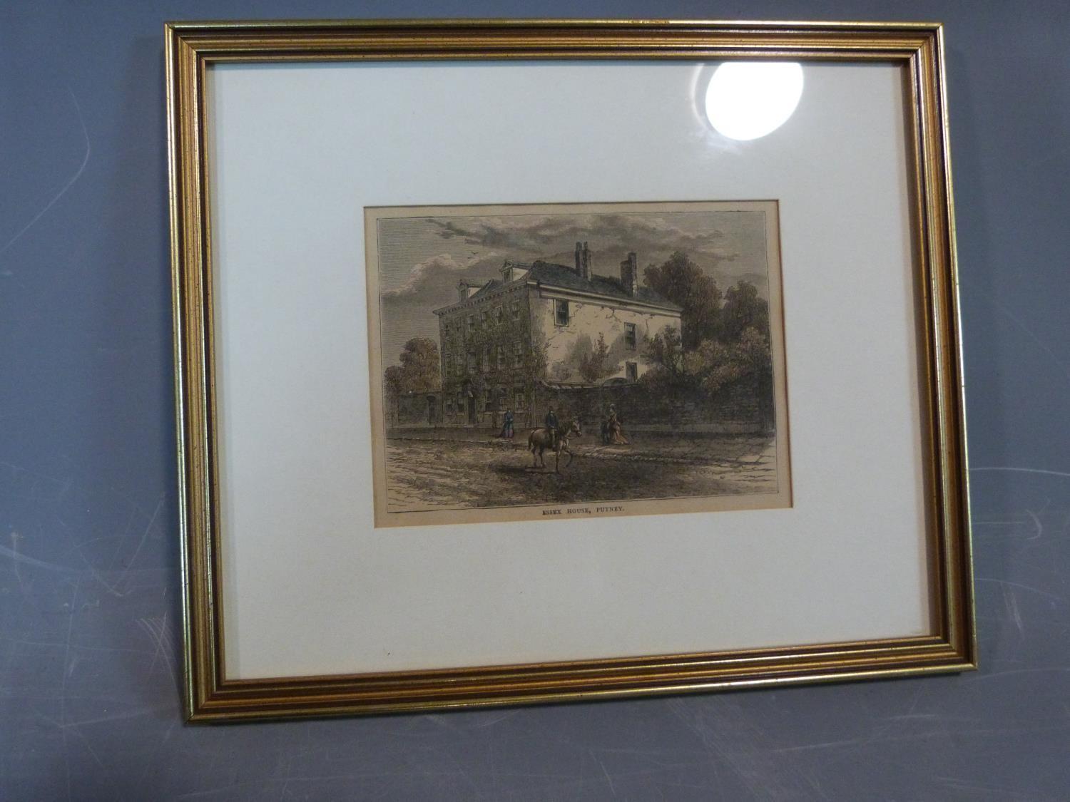 A collection of four coloured antique lithographs. Three framed and one mounted. Balmoral Castle, - Image 6 of 14