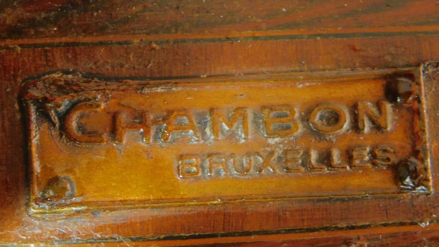 A late 19th century satinwood, rosewood crossbanded and ebony line inlaid centre table on square - Image 6 of 7