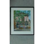 ULF Greder (1949) 'The Ladbroke Arms'' Notting Hill Gate, London Limited edition lithograph signed