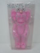 KAWS BFF pink. MoMA exclusive in original packaging. Painted Cast Vinyl. 33 × 12.7 × 7.6 cm.