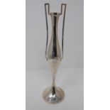 A two handled silver vase. Engraved H.A.C. 1911. Hallmarked: H J C & Co for Henry James Cooper &