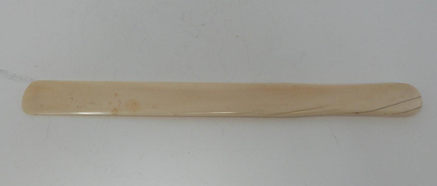 A silver and ivory letter opener with an ivory page turner, letter opener, makers mark WHW for - Image 5 of 10