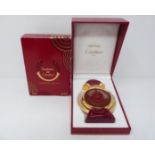 Vintage Panthere de Cartier partum de toilette, never been opened with original red leather and