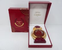 Vintage Panthere de Cartier partum de toilette, never been opened with original red leather and