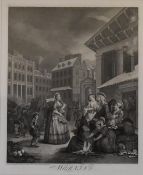 Original etchings from The Works of William Hogarth (1697 - 1764) from the original plates