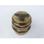 A Wehrmacht trench art paperweight with Eagle and swastika motif to the top. H7.5cm
