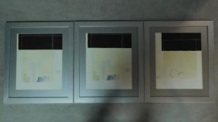 Three framed and glazed contemporary prints. 69x59cm