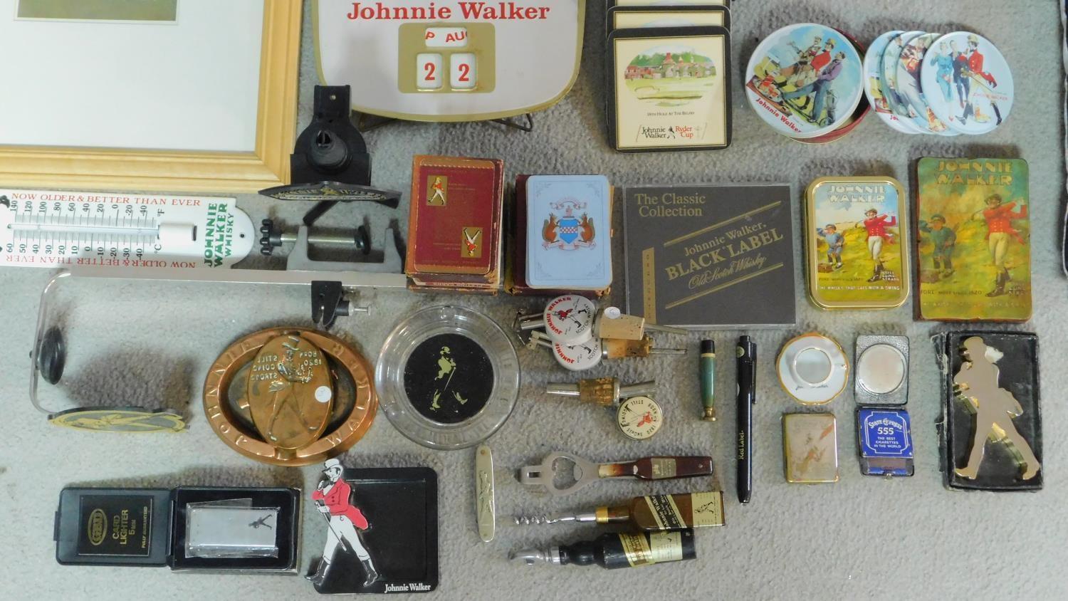 An extensive collection of Johnny Walker memorabilia and advertising items including vintage - Image 8 of 8