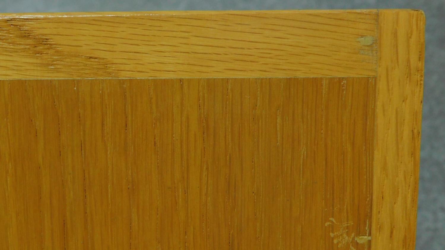 A mid 20th century oak specimen or filing cabinet H.48 W.51 D.26cm - Image 4 of 4