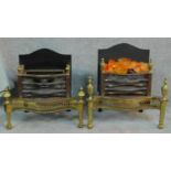 Two vintage electric heaters in Regency style, both in working order. H.57 W.56 D.33cm