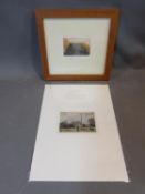 Two artist proof signed lithograph prints by British artist Lesley Duxbury (1921-2001). One framed