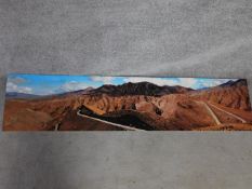 A photo collage of Moroccan landscape by artist Victoria Kovalenko. H.41xW.183cm