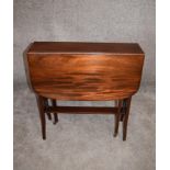 An Edwardian mahogany drop leaf Sutherland table. H.68 x 68 (ext: 83cm)