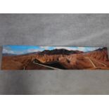 A photo collage of Moroccan landscape by artist Victoria Kovalenko. H.41xW.183cm