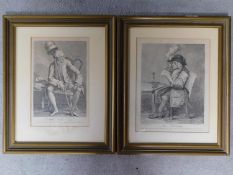 Two framed and glazed lithographs, one of John Wilkes Esq. and the other titled 'The Politician'.