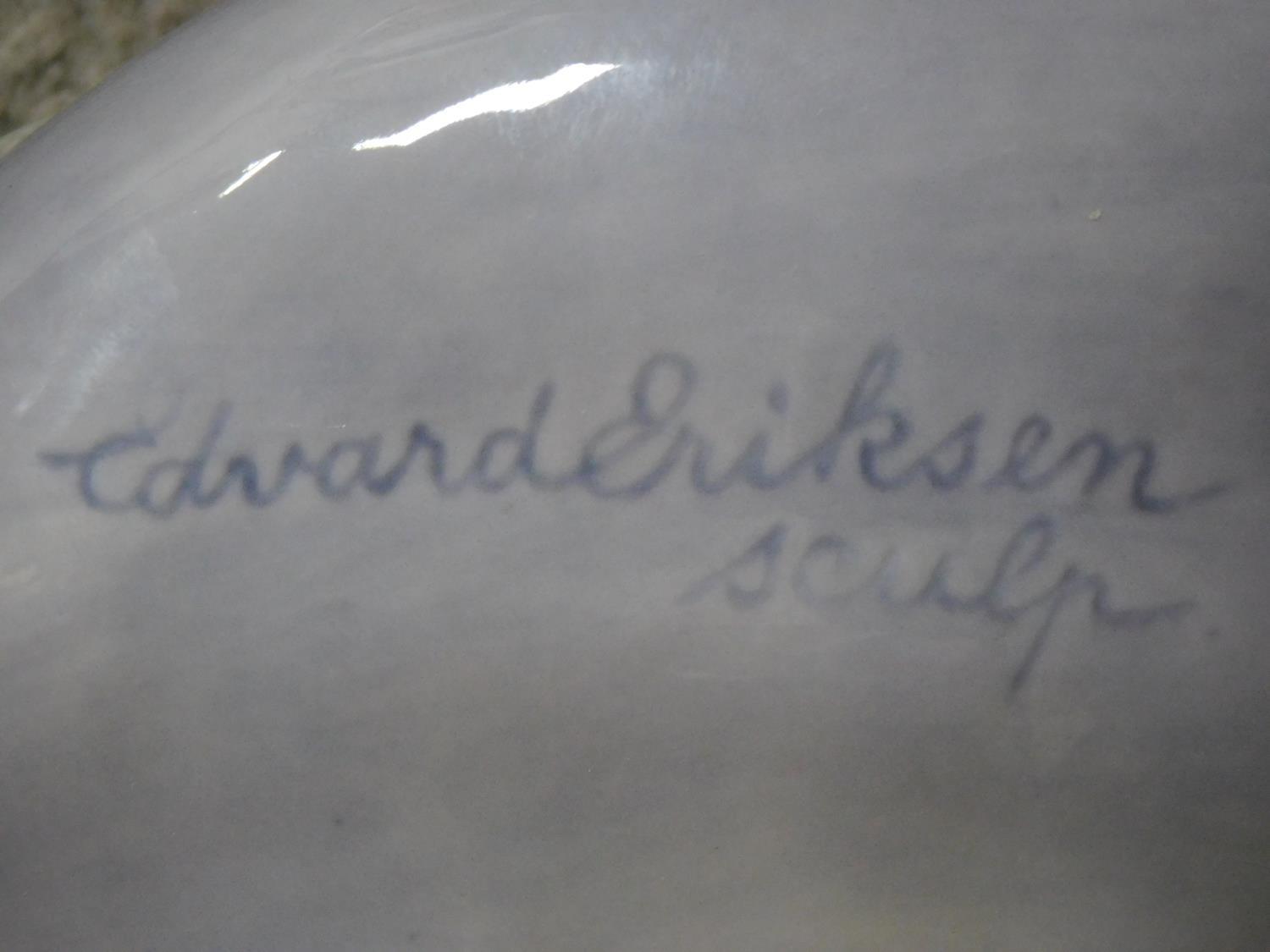 A Royal Copenhagen porcelain model of the harbour mermaid. Signed to the back. Marked to base - Image 7 of 7